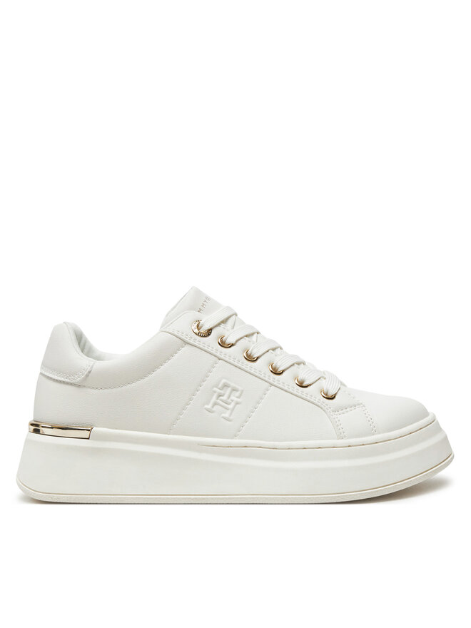 Tommy Hilfiger Sneakersy Tommy Hilfiger Low Cut Lace-Up Sneaker T3A9-33542-1351 Bílá