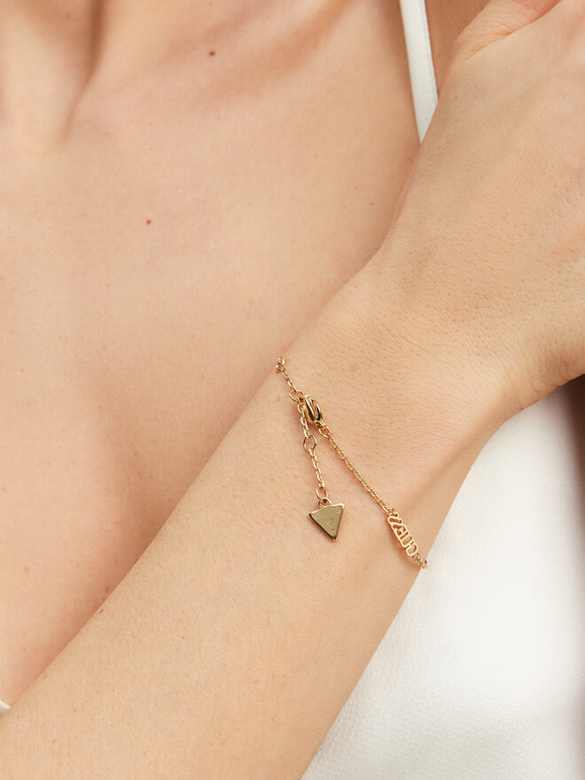 Guess Pulsera Guess Lovely Guess JUBB03 036JW Baño de oro amarillo