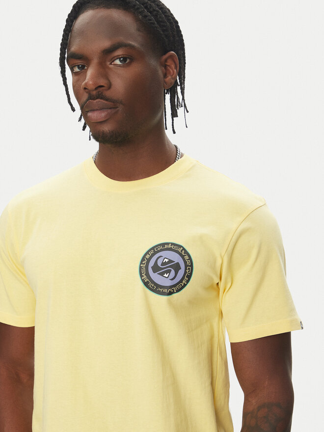 Quiksilver Quiksilver Camiseta Circle Back Ss EQYZT08054 Amarillo Regular Fit