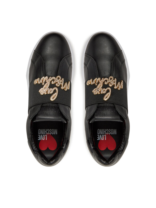 LOVE MOSCHINO Sneakersy LOVE MOSCHINO JA15064G1MIA400A Czarny