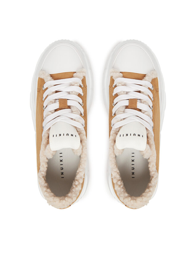 Inuikii Sneakers aus Stoff Inuikii Matilda Curly 1001.001.0381 Beige