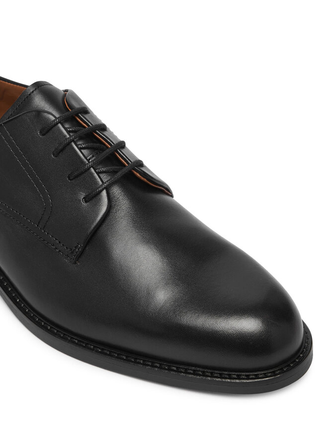 Tommy Hilfiger Oxford Schuhe Tommy Hilfiger Corporate Dressy Lth FM0FM06023 Schwarz