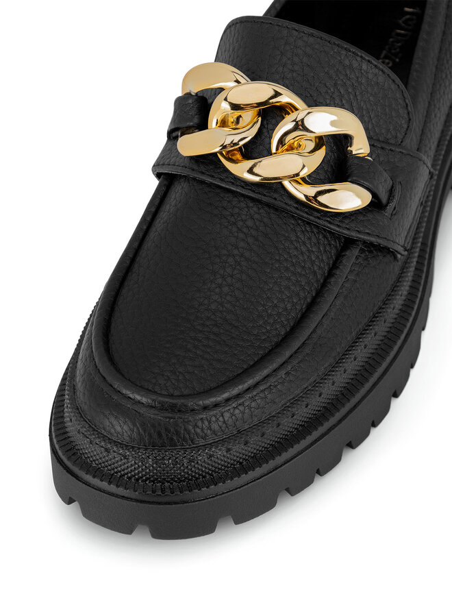 DeeZee Loafersy DeeZee 23038T259 Czarny