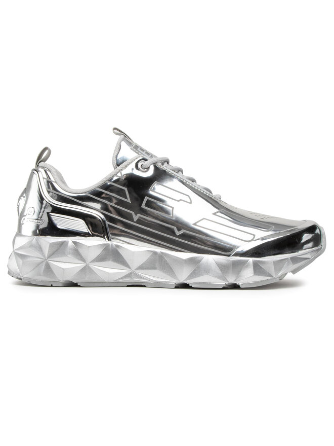 EA7 Emporio Armani Снікерcи EA7 Emporio Armani X8X033 XK183 N412 Срібний
