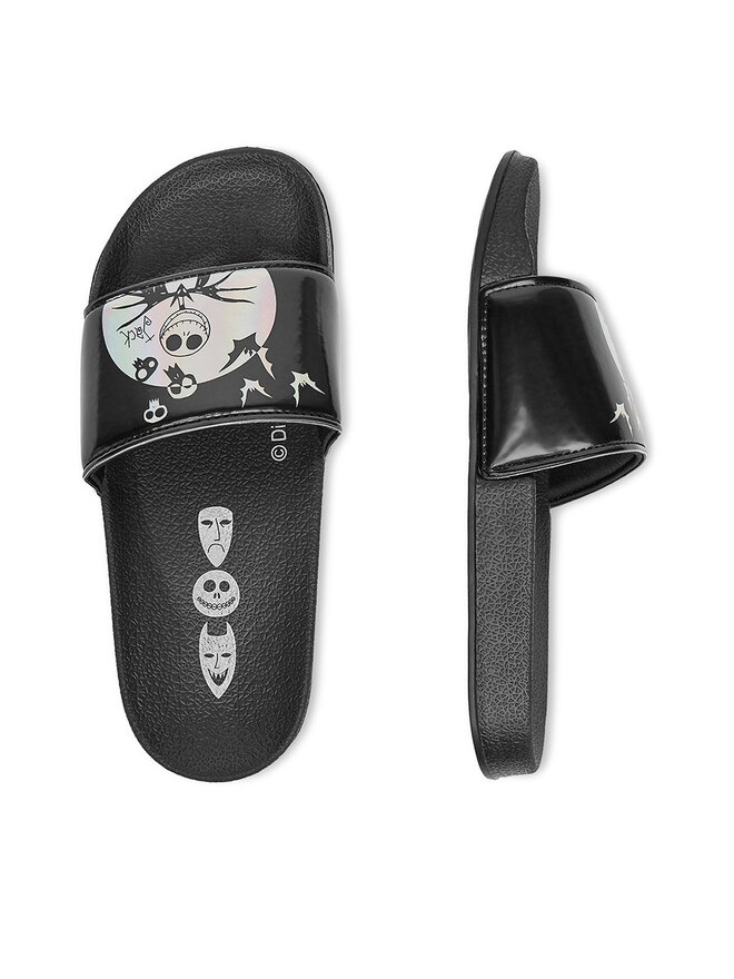 NIGHTMARE BEFORE CHRISTMAS Papucs NIGHTMARE BEFORE CHRISTMAS CEO-AW25-355DNBC Fekete