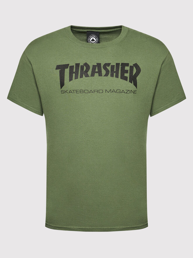 Thrasher Thrasher Футболка Skatemag Зелений Regular Fit