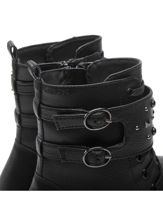 Geox Stiefeletten Geox J Eclair G. D J169QD 000BU C9997 D Schwarz