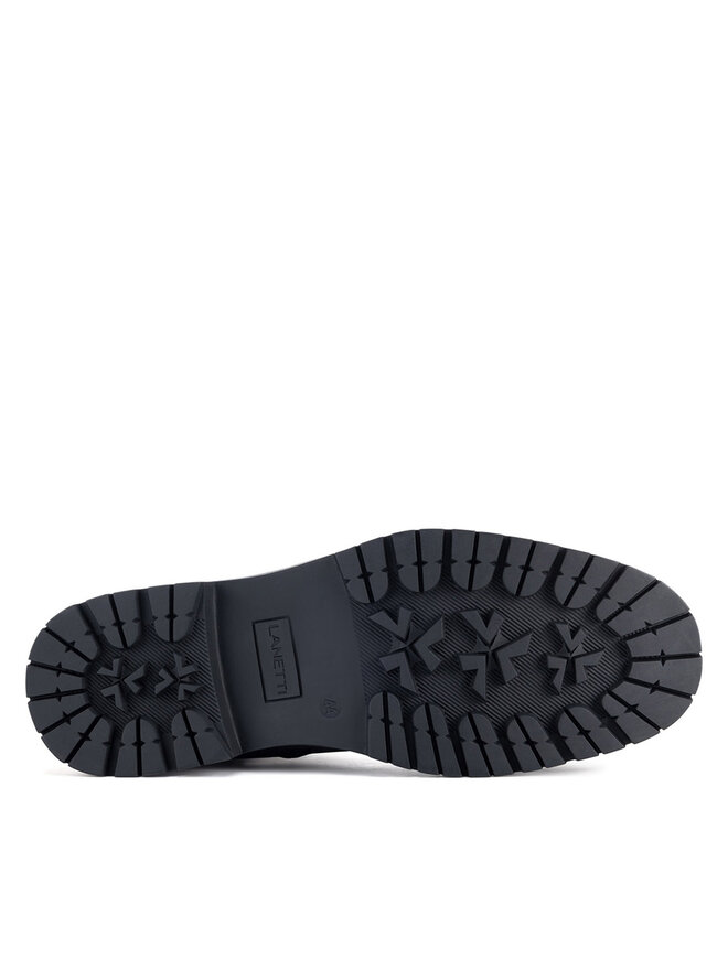 Lanetti Botines planos Lanetti MYL8513-3 Azul marino