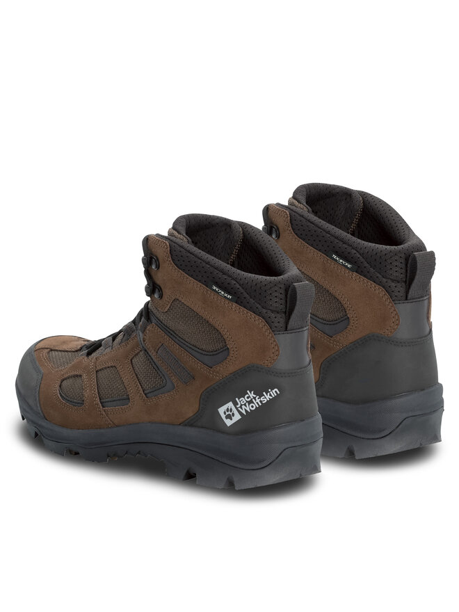Jack Wolfskin Trekkingi Jack Wolfskin Vojo 3 Texapore Mid M 4042462 Brązowy
