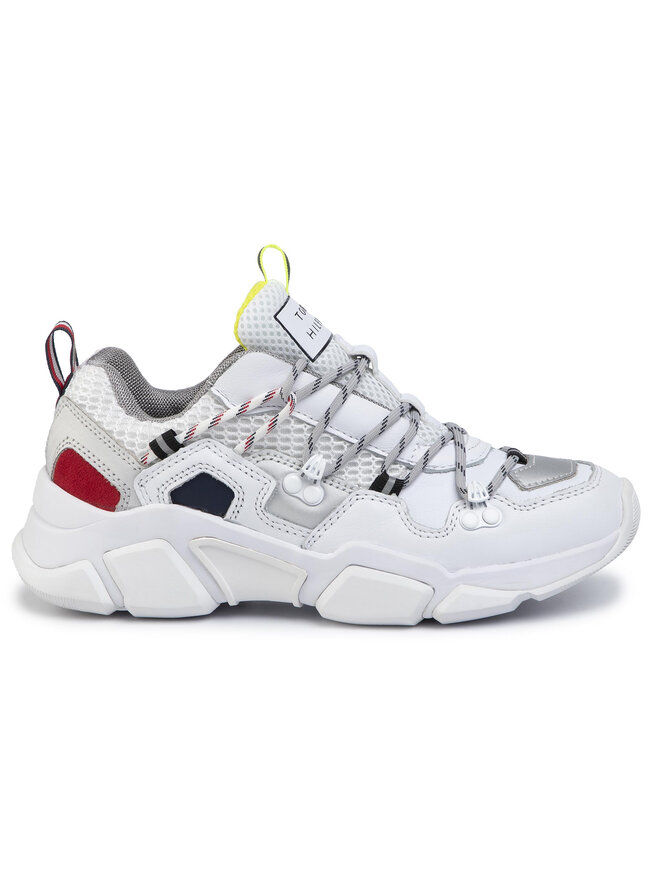 Tommy Hilfiger Sneakersy Tommy Hilfiger City Voyager Chunky Sneaker FW0FW04610 Biały