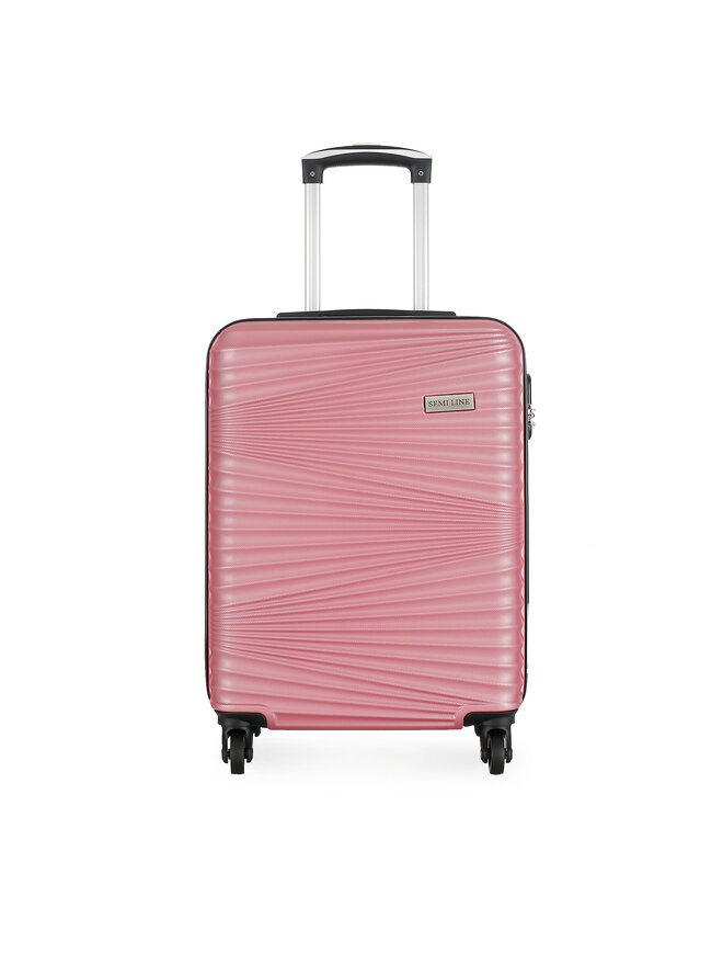 Semi Line Βαλίτσα Καμπίνας Semi Line T5922-1 Ροζ
