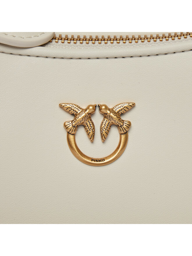 PINKO Torebka Pinko Half Moon Mini Fl . PE 24 PLTT 102790 A0F1 Écru