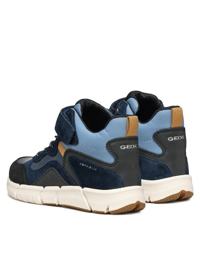 Geox Schnürschuhe Geox J Flexyper Boy B Abx J269XA 0ME22 C0693 M Dunkelblau