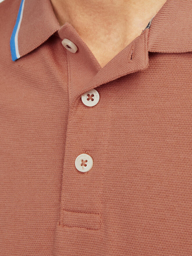 Jack&Jones Jack&Jones Poloshirt Bluwin 12169064 Orange Regular Fit