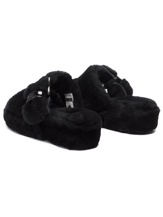 Şlapi Ugg W Fuzz Yeah 1104662 Negru | epantofi.ro