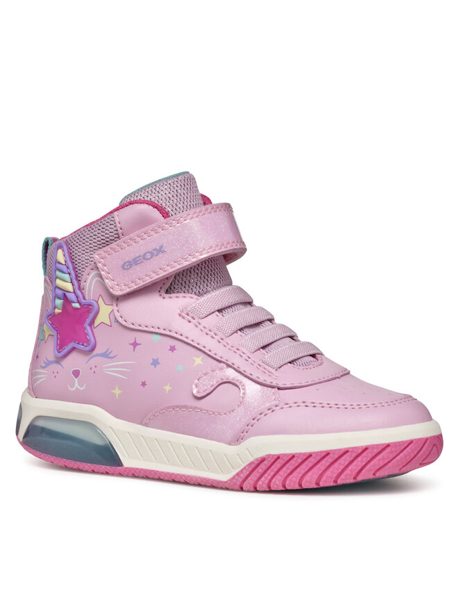 Zapatillas Geox J Inek Girl J46ASB 0BCKC C8206 S Rosa zapatos.es