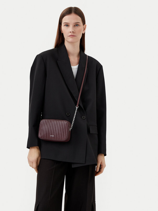 Calvin Klein Kabelka Calvin Klein K60K613078 Bordó