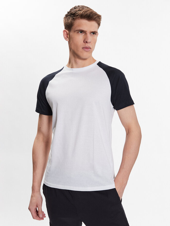 Brave Soul Brave Soul Camiseta MTS-149BAPTISTK Blanco Regular Fit