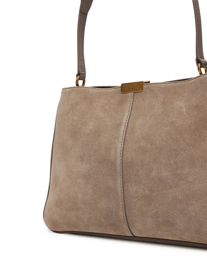 Tommy Hilfiger Сумка Tommy Hilfiger Casual Leather Shoulder Bag Sued AW0AW18201 Бежевий