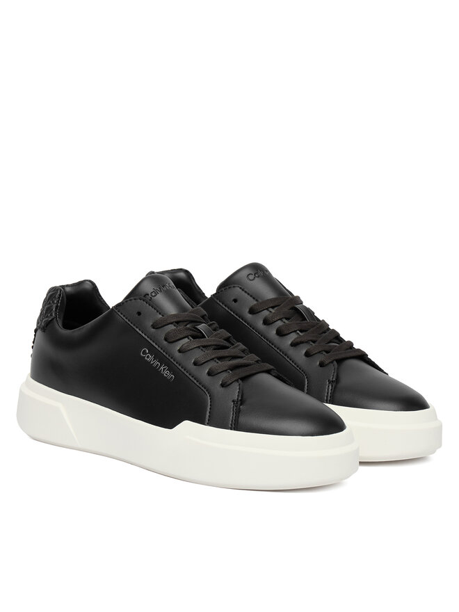 Calvin Klein Sneakers Calvin Klein Chunky Cupsole Laceup Lth Bt Aop YW0YW02036 Schwarz