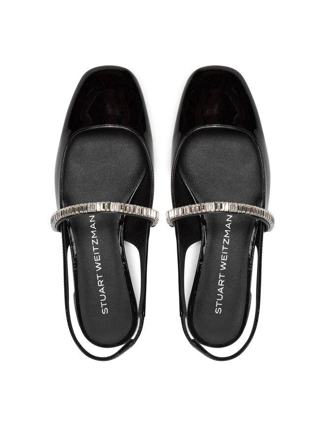 Stuart Weitzman Sandále Stuart Weitzman Stefanie Slngback Fl SI438 Čierna