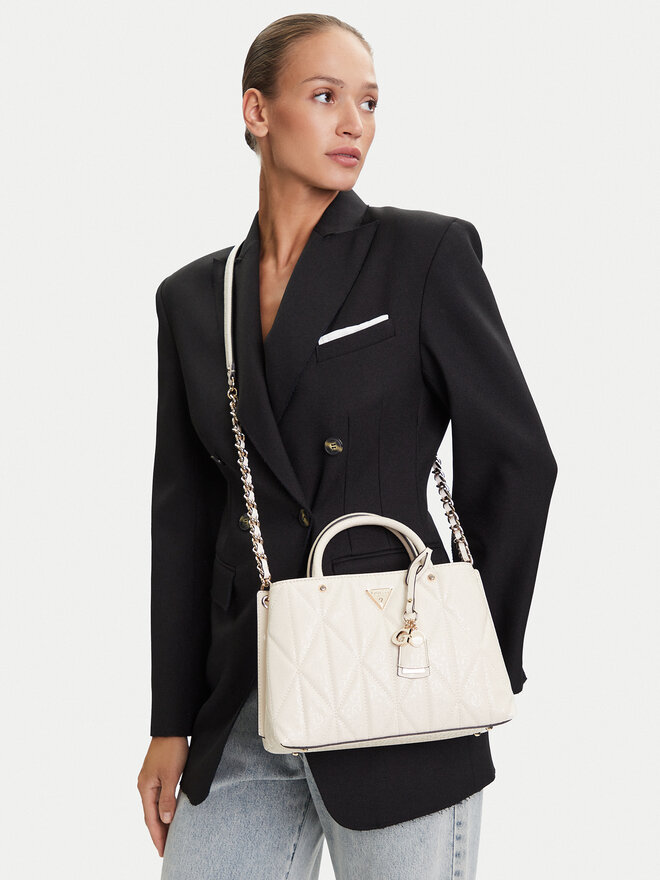 Guess Handtasche Guess Aldina HWGG96 63060 Écru