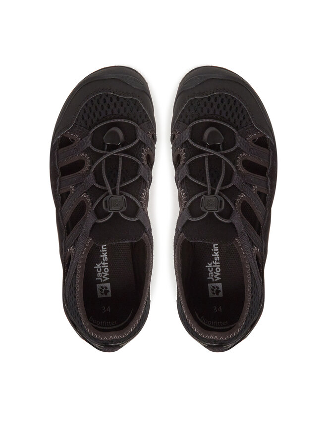 Jack Wolfskin Sandały Jack Wolfskin Levente Sandal A64080 S Czarny
