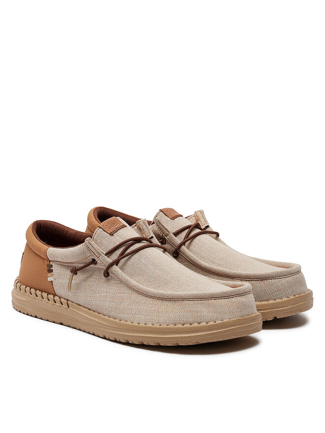 Hey Dude Mokasíny Hey Dude Wally Funk Nylon Craft 40677-2DM Hnedá