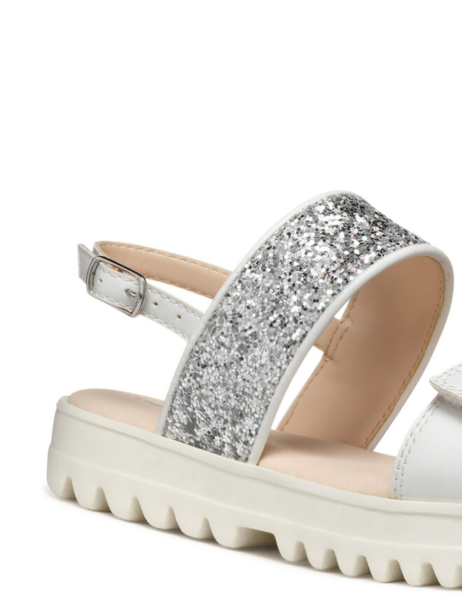 Geox Sandale Geox J Coralie Gir J556EA 0BCEW C1Z1N S Alb