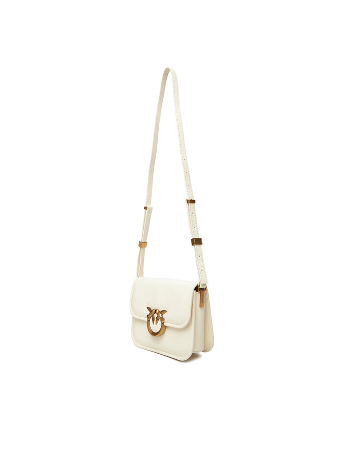 PINKO Kabelka PINKO Love Box Bag Fl Mini PE 25 PLTT 104297 A26J Écru
