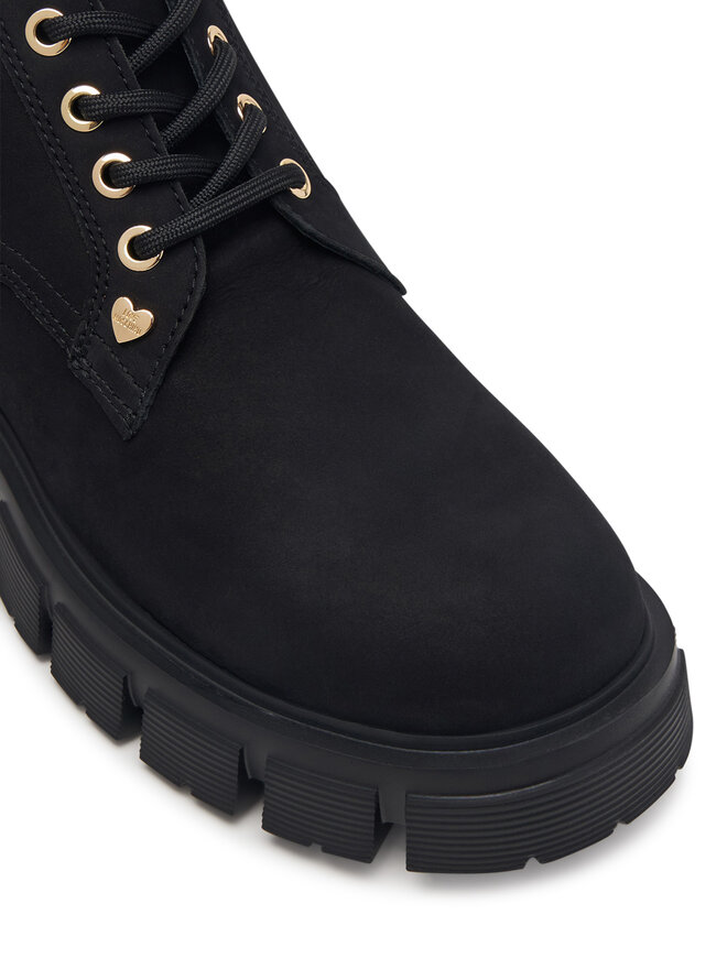 LOVE MOSCHINO Schnürschuhe LOVE MOSCHINO JA24205G0PIP0000 Schwarz