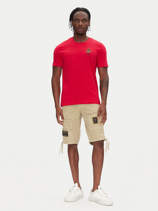 Aeronautica Militare Aeronautica Militare Póló 251TS2391J592 Piros Regular Fit