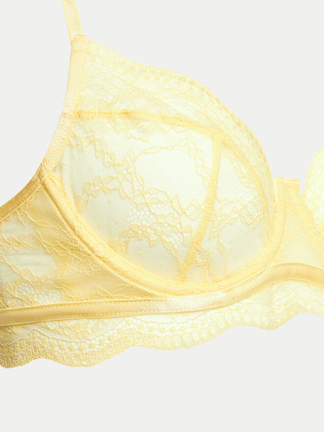 Hunkemöller Hunkemöller Бюстгальтер з підкладкою Isabelle 205389 Жовтий