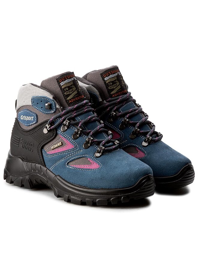 Scarpe Trekking Alpina Per Ragazze - Rosa/Grigio, Suola Antiscivolo, Taglia 35 EU