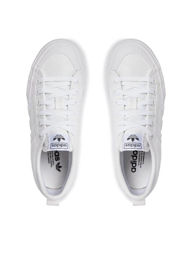 Adidas nizza white leather online