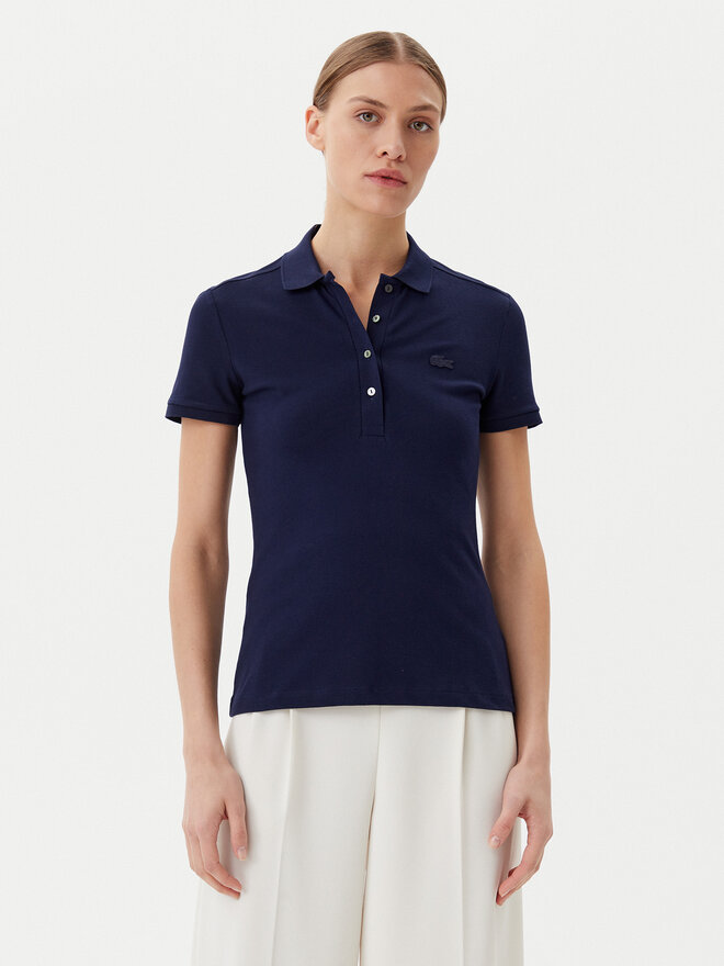Lacoste Lacoste Pólóing PF5462 Sötétkék Slim Fit
