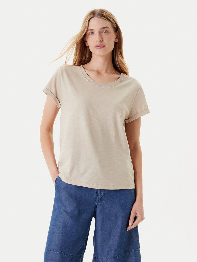 United Colors Of Benetton United Colors Of Benetton Camiseta 3BVXD109F Beis Regular Fit