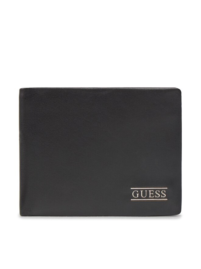Guess Portafoglio grande da uomo Guess New Boston R Slg SMNEBR LEA20 Nero