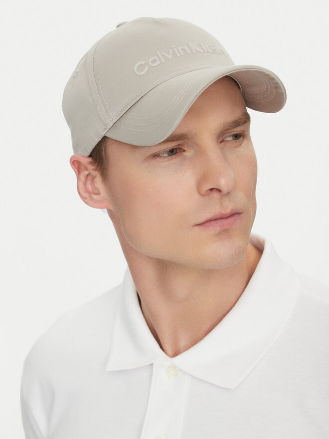 Calvin Klein Czapka z daszkiem Calvin Klein K50K511987 Beżowy