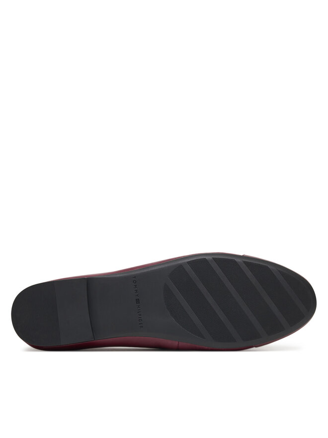 Tommy Hilfiger Bailarinas Tommy Hilfiger Patent Toe-Cap FW0FW08830 Guinda/burdeos