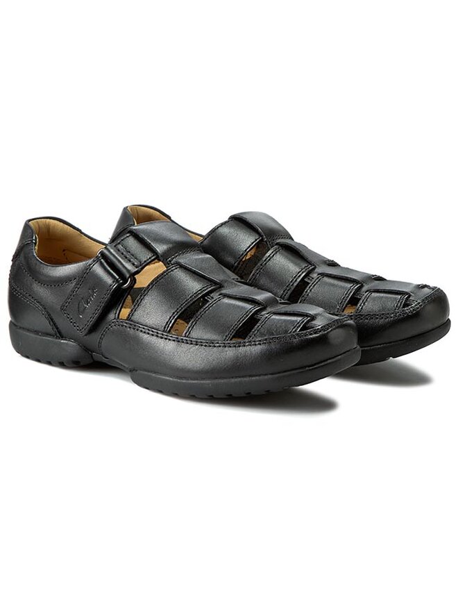 Zapatos hasta el tobillo Clarks Recline Open 203496428 Negro zapatos.es