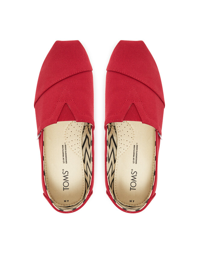 Toms Halbschuhe Toms Alpargata 10017665 Rot