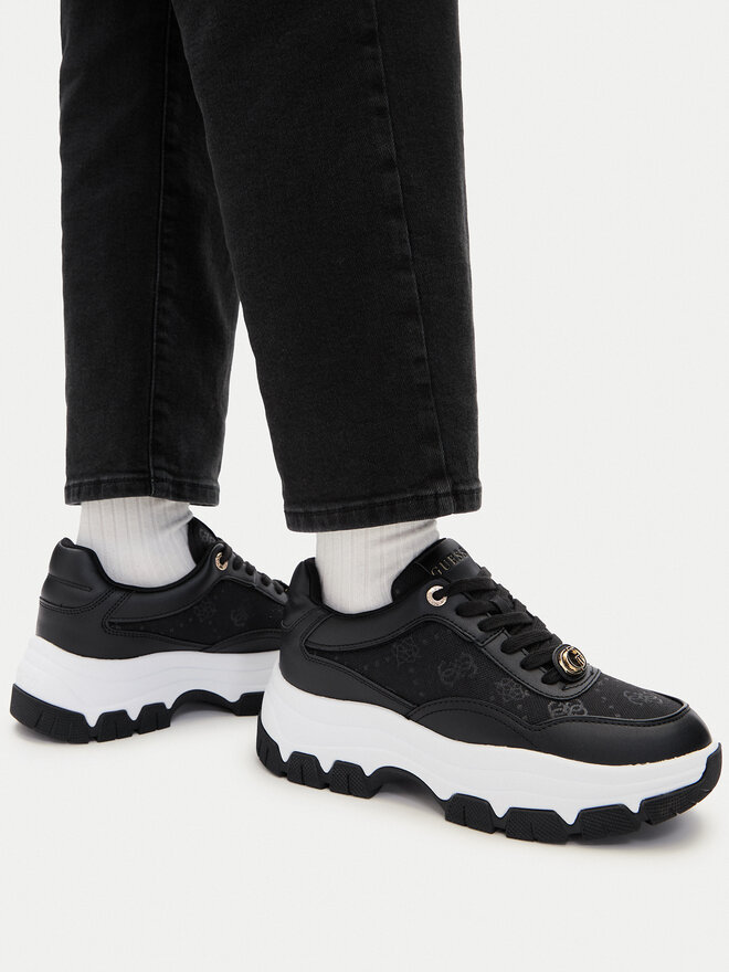 Guess Sneakers Guess FLFBRT ELE12 Schwarz