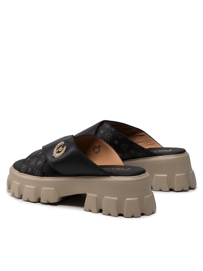 Pollini Шльопанці Pollini TA28056G0EQ1100A Чорний
