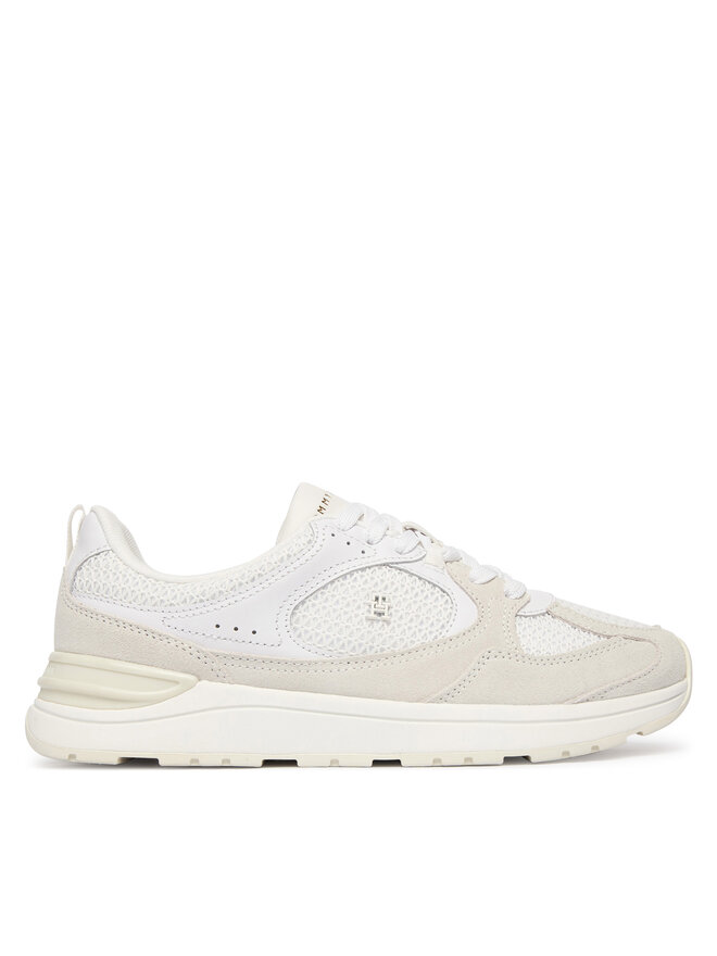 Tommy Hilfiger Sneakers Tommy Hilfiger Th Mix Material Runner FW0FW09306 Weiß