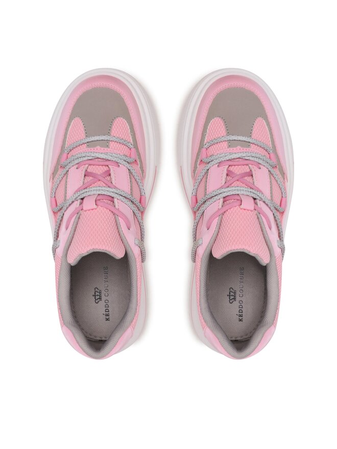 Sneakers aus Stoff Keddo 837186/05-01 Rosa | eschuhe.de