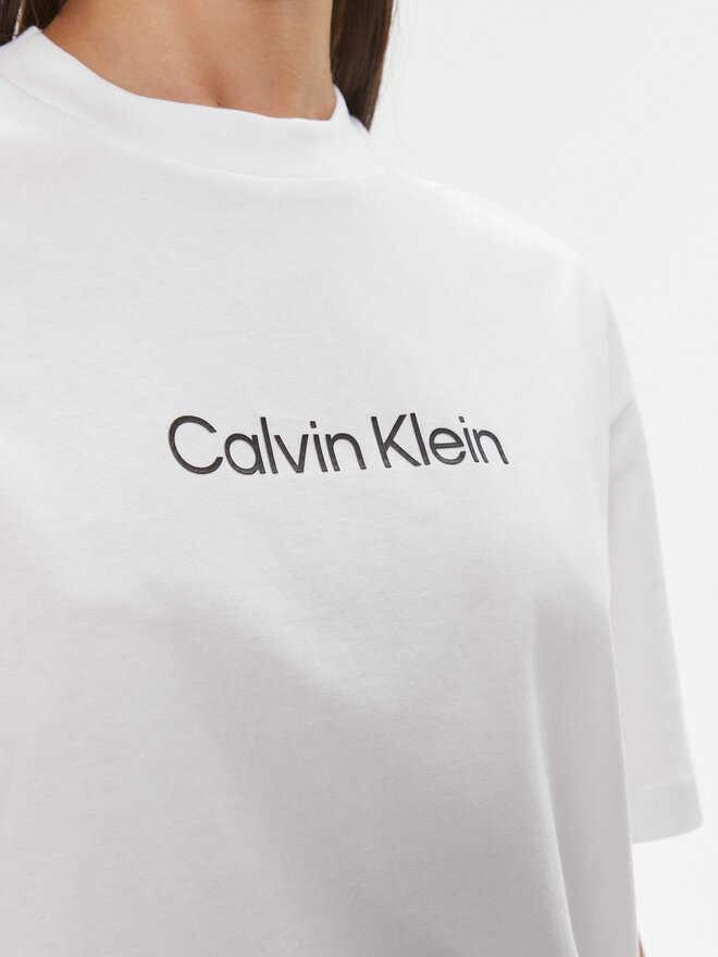 Calvin Klein Calvin Klein T-Shirt Hero Logo Oversized T Shirt K20K206778 Weiß Regular Fit