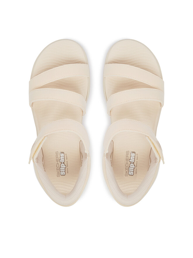 Skechers Sandalen Skechers Go Walk Glide-Step 2.0 Sandal 141269/NAT Beige