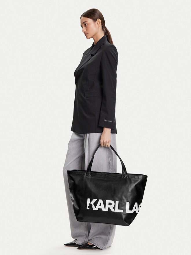 KARL LAGERFELD Handtasche KARL LAGERFELD A3W50029 Schwarz