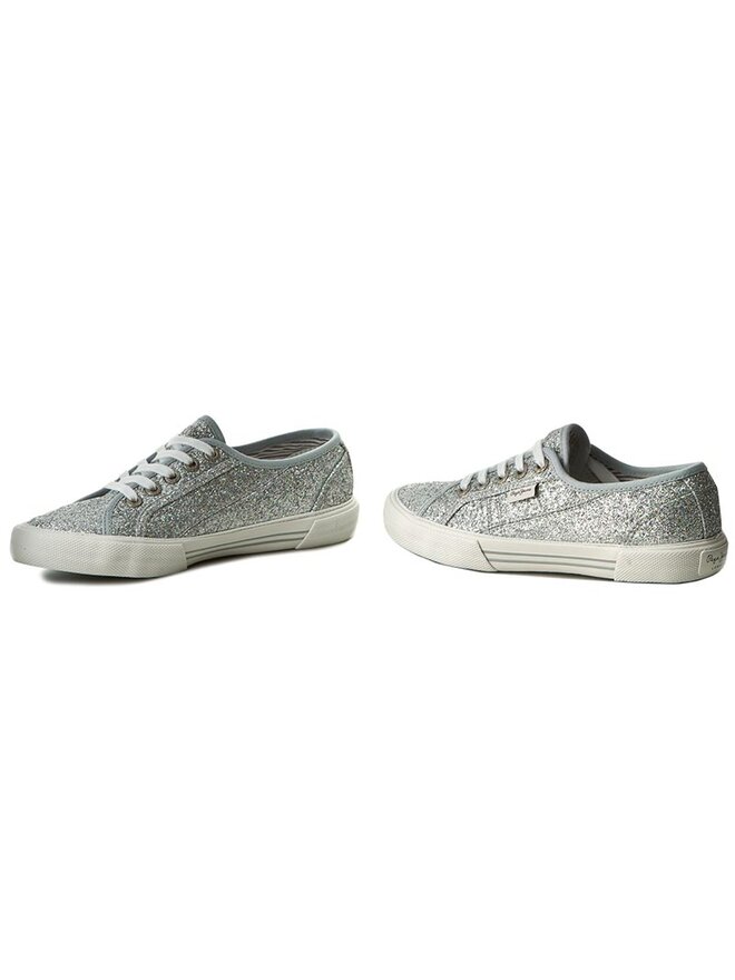 Pepe Jeans Кросівки Pepe Jeans Aberlady Flash PLS30498 Срібний